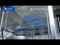 Huituo customized PET bottle cap pressing capping machine for honey and syrup with cap unscrambler