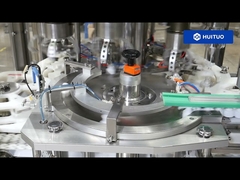 Huituo shampoo, hand wash and body lotion high speed PET plastic bottle rotary pump capping machi