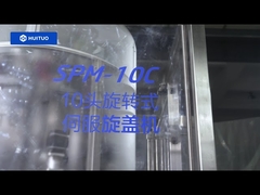 Huituo rotary servo capping machine for hair conditioner and shampoo, with the speed of 110bpm