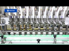 Huituo 10-head linear servo piston PET plastic bottle filling machine for baby oil