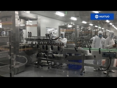 Hair shampoo conical bottle lotion dispenser pump capping machine with puck system