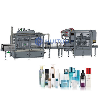 Highly Flexible Linear Bottle Liquid Follow Up Filling Machine Filler