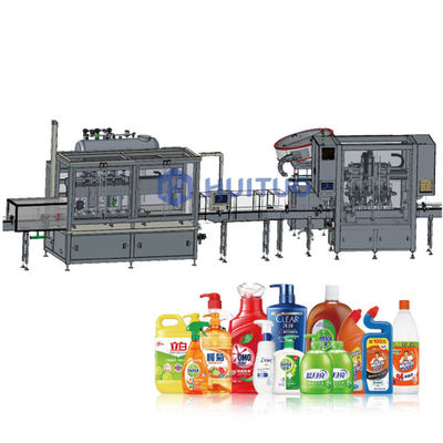 Linear Follow Up Filling Machine For Cosmetics Suitable For Different Bottles Containers