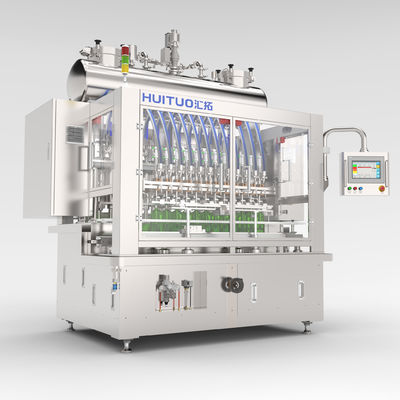 Stainless Steel Piston Filling Machine For Shampoo Hand Sanitizer Laundry Detergent