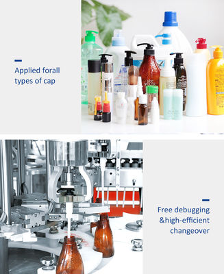 4KW Four Claws Structure Automatic Bottle Capping Machine