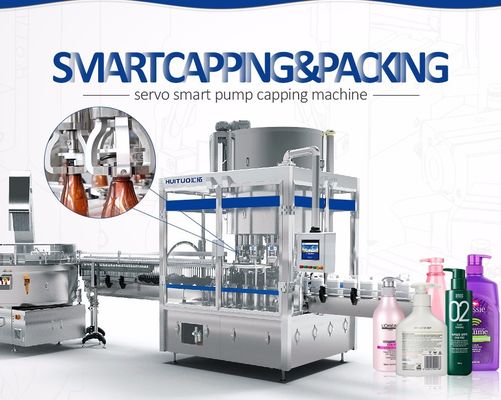 PLC Control HDPE Bottle Capping Equipment 8000BPH