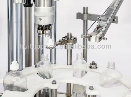 Liquid Detergent Lotion Pump Capping Machine Automatic for PET Glass Bottle