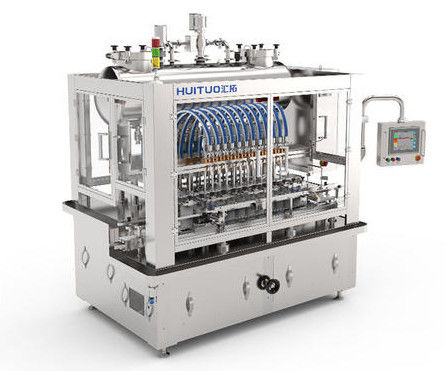 Huituo automatic PET bottle flowmeter antiseptic sanitizer disinfectant fluid filling machine