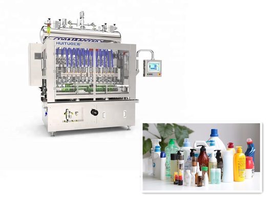 Min 4200 Bottle / Hour Bottle Filling Capping Labeling Machines