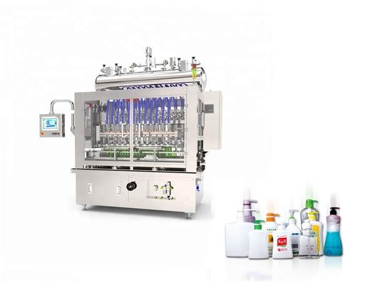 1.5KW Corrosive Liquid Bottle Filling Capping And Labeling Machine