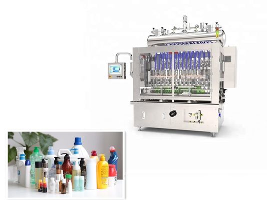 220V / 380V Cosmetic Automatic Bottle Filling Machine
