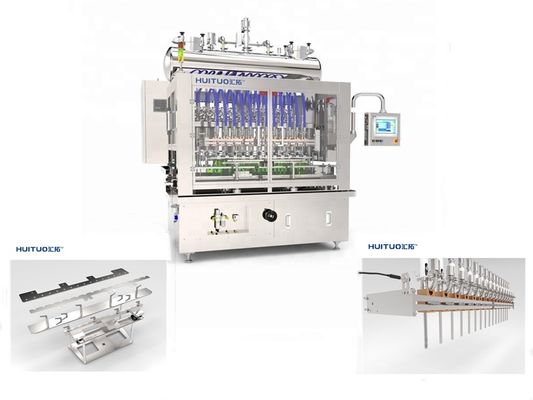 Cosmetics Linear Piston Bottle Filling Machine