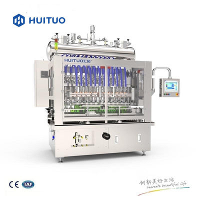 Automatic linear bottle liquid dosing volumetric filling machine filler for high viscous product
