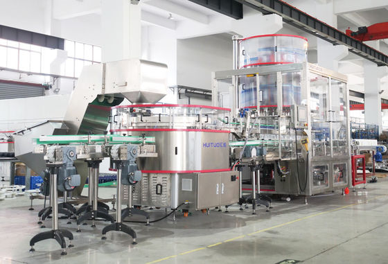 Antiseptic Hand Sanitizer Filling Capping Machine 12000B/h 4KW