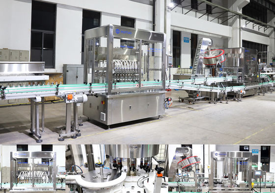 Automatic Plastic Bottle Rotary Screw On Press On Capping Machine High Speed