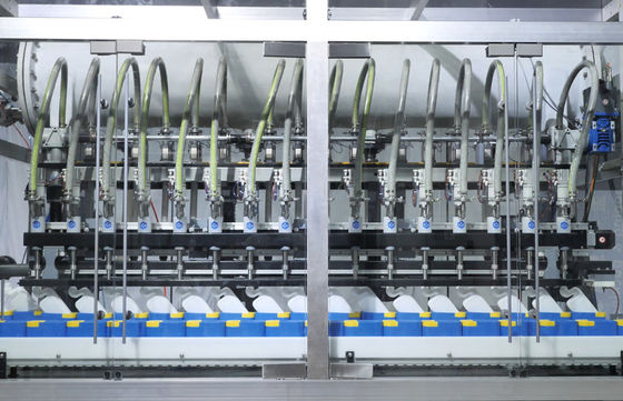 Four Claws Liquid Filling Capping Machine For Toilet Cleaner