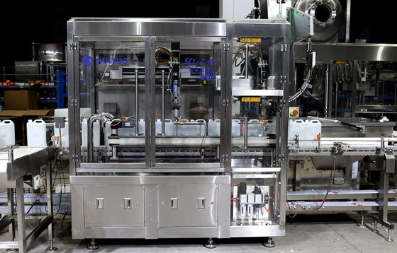 Huituo Flowmeter Filling and Servo Capping Machine For Pharmaceutical Reagents and medical disinfectant fluid