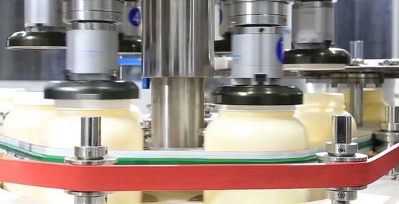 Mayonnaise Salad Dressing Filling And Capping Machine Round Cap Capping