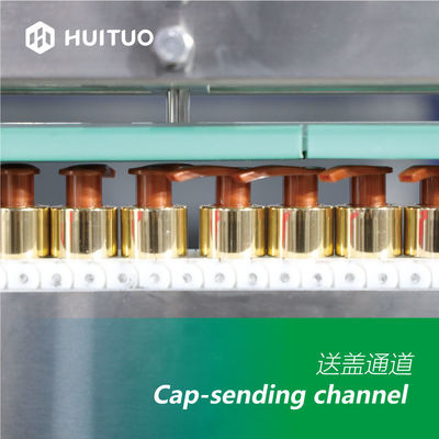 Huituo versatile rotary automatic servo capping machine for lotion pump, disc-top and Yorker cap