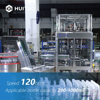 Huituo Rotary 10 Head Full Servo Lotion Pump Capping Machine