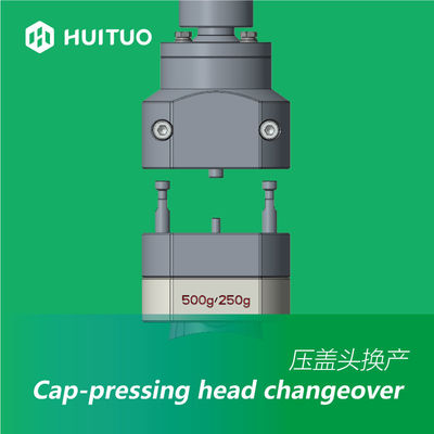 Customized PET Bottle Press Capping Machine With Cap Unscrambler