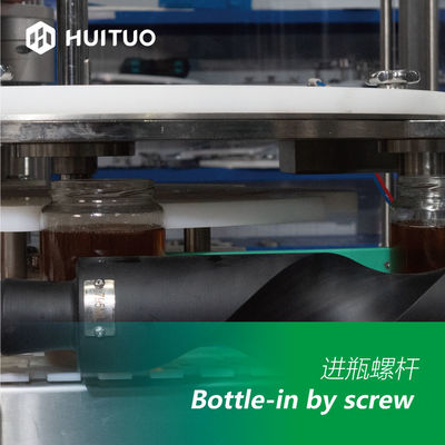 Honey Syrup Glass Jar Bottle Servo Rotary Capping Machine Automatic 6 Head 60bpm