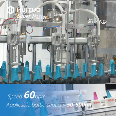 Linear Follow Up Filling Machine For Cosmetics Suitable For Different Bottles Containers