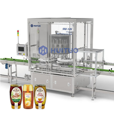 Fully Automatic Vacuum Rotary Capping Pressing Machine For Press On Caps