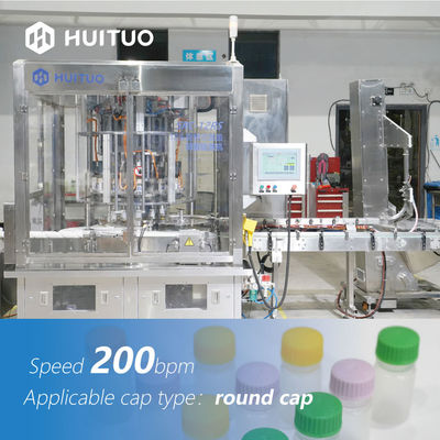 Automatic Small Glass Plastic Bottle Cap Sealer For Medical Diagnostic Reagents