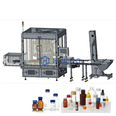 Automatic Small Glass Plastic Bottle Cap Sealer For Medical Diagnostic Reagents