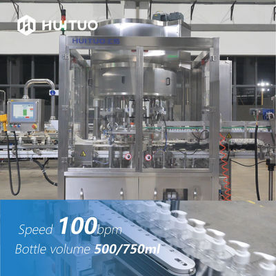 Dispenser Pump Automatic Rotary Capping Machine For Hand Wash Liquid Soap