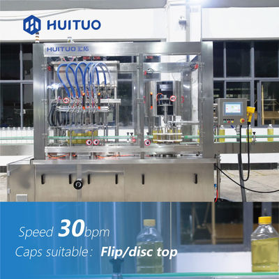 Cooking Oil Automatic Mono Block Filling And Capping Machine