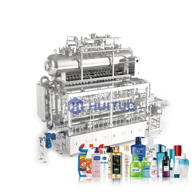 Automatic Anti Corrosive Linear Flow Meter Filling Machine For Highly Acid Toilet Cleaner
