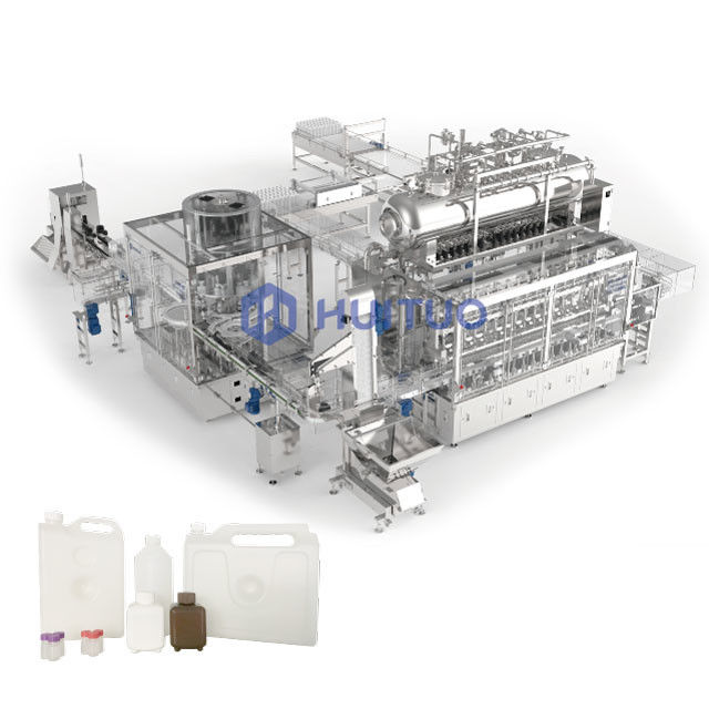 Linear Three Row Flowmeter Type Filling Machine For Pharmaceutical Reagents